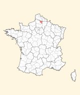 kaart ligging Péronne