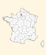 kaart ligging Beauvais