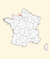kaart ligging Rouen