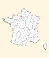 kaart ligging Les Andelys