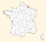 kaart ligging Charleville-Mézières