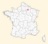 kaart ligging Reims