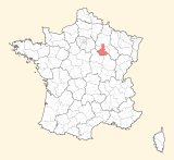 kaart ligging Troyes