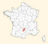 kaart ligging Rodez