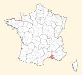 kaart ligging Arles