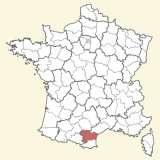 kaart ligging Aude