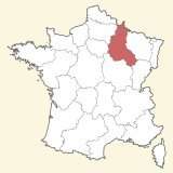kaart ligging Champagne-Ardennen