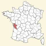 kaart ligging Charente-Maritime