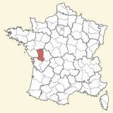kaart ligging Deux-Sèvres