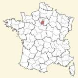 kaart ligging Essonne