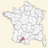 kaart ligging Haute-Garonne