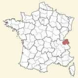 kaart ligging Haute-Savoie
