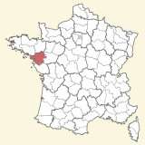 kaart ligging Loire-Atlantique