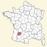 kaart ligging Lot-et-Garonne
