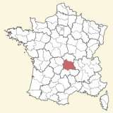 kaart ligging Puy-de-Dôme