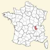 kaart ligging Rhône