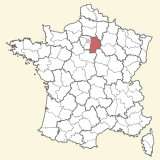 kaart ligging Seine-et-Marne