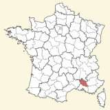 kaart ligging Vaucluse