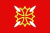 vlag van het departement Haute-Garonne