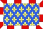 vlag van het departement Indre-et-Loire